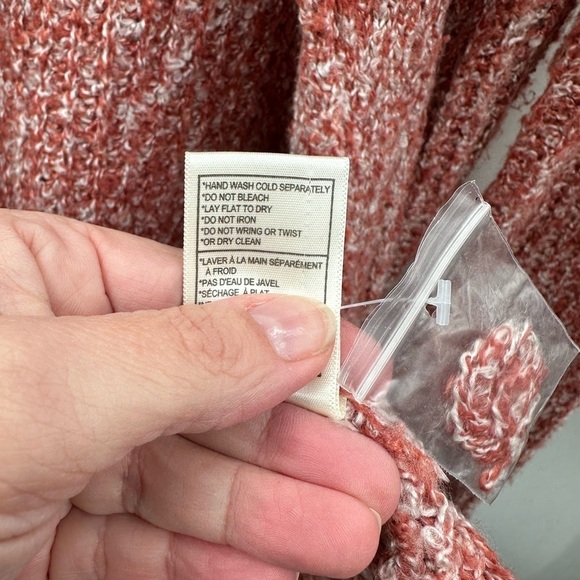 BB DAKOTA X STEVE MADDEN Odetta open cable knit gorpcore woman sweater NWOT M - Picture 9 of 12